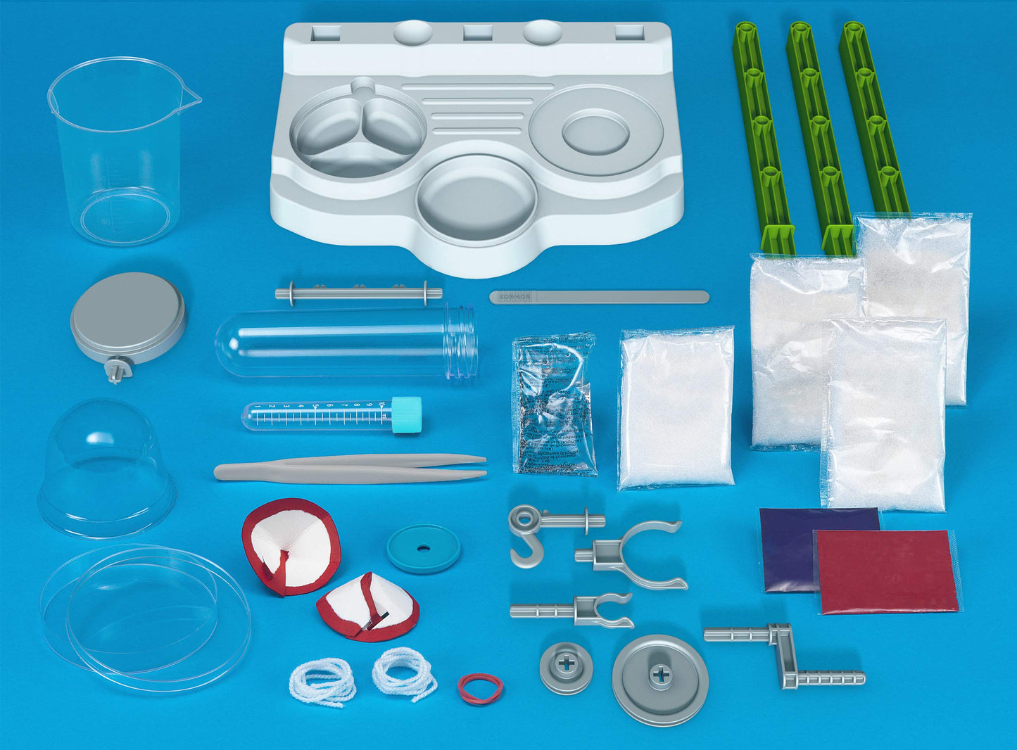 Thames & Kosmos Ooze Labs Colorful Crystal Lab STEM Experiment Kit & Lab Setup | Awesome Geometric Crystals, Dazzling Displays, with 11 Shiny, Sparkly, Safe Experiments | Stickers to Decorate Your Lab