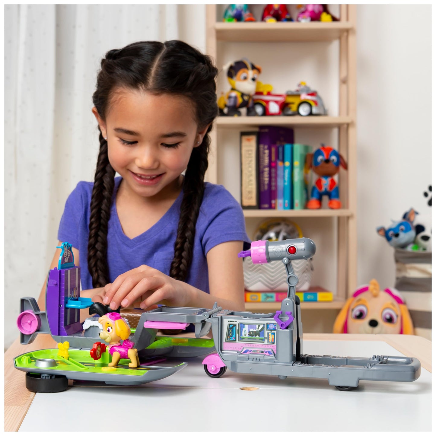 Paw Patrol, Skye’s Ride N Rescue, 2-in-1 Transforming Playset and Helicopter, for Kids Aged 3 and Up