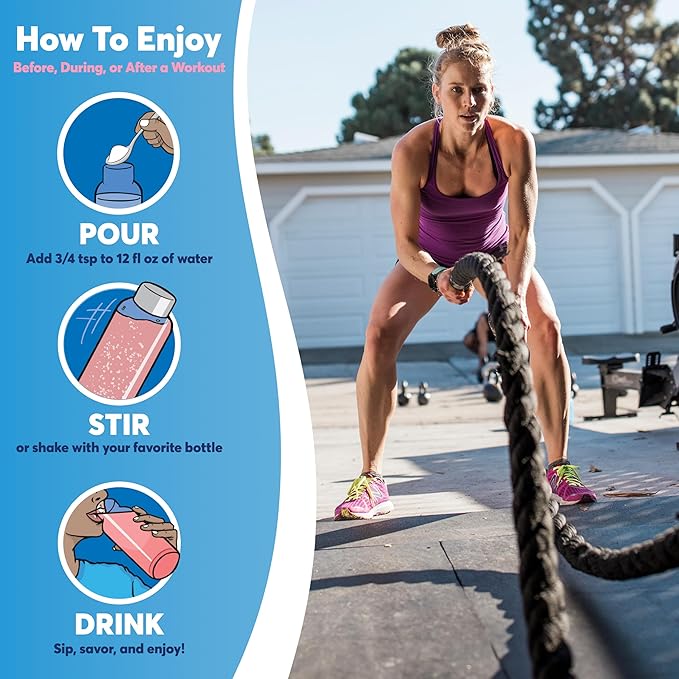 Nuun Sport Electrolyte Powder Drink Mix with Magnesium, Calcium, Potassium, Chloride, and Sodium, Pink Lemonade Flavor, Gluten Free & Vegan, Up to 20 Servings