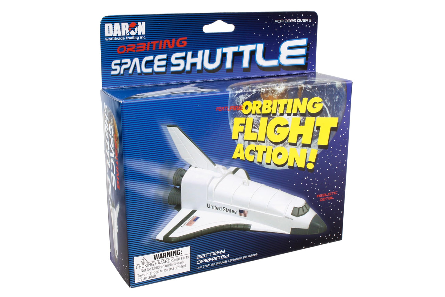 Daron Flying Space Shuttle on a String
