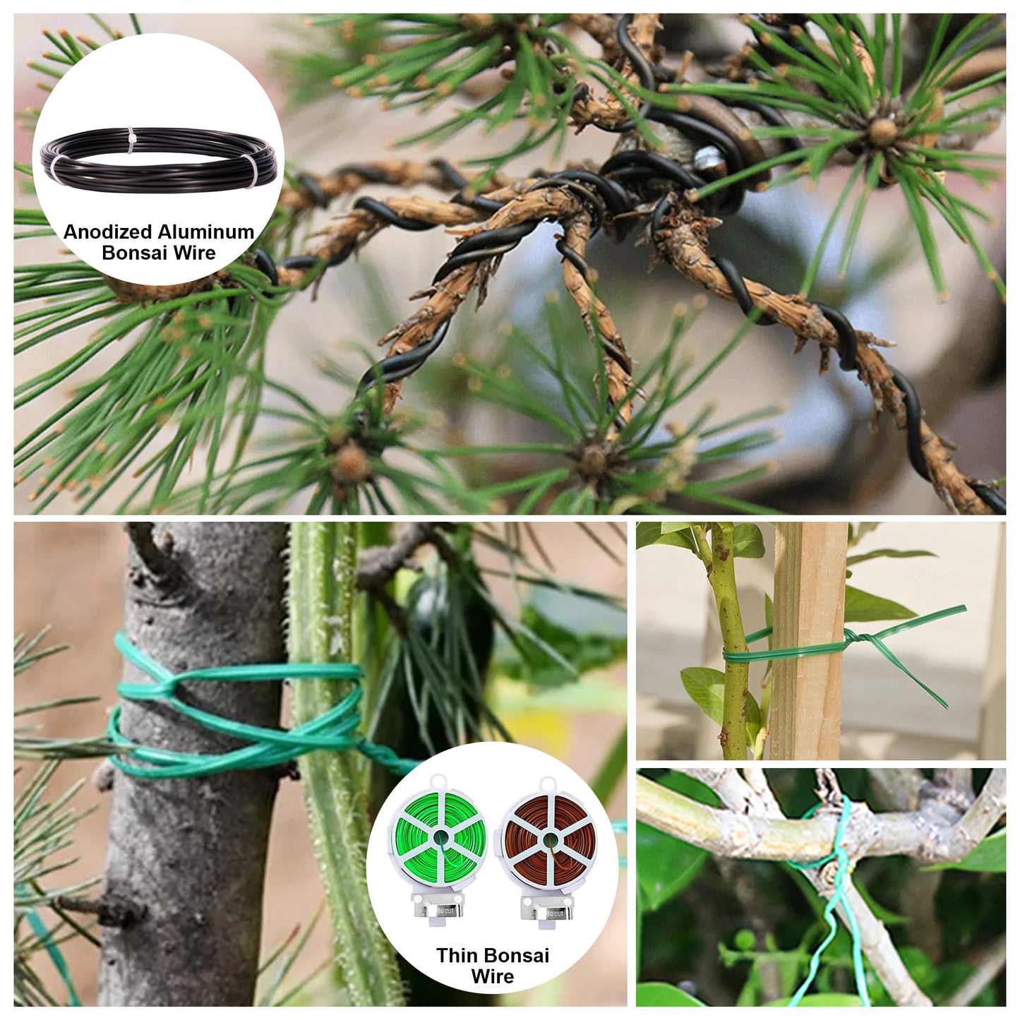 Gardening Tools 20-Piece Gardening Hand Tools, Garden Tools Set for Beginner, Includes Bonsai Wire Kit, Plant Mat & Mini Rake, Gifts for Women