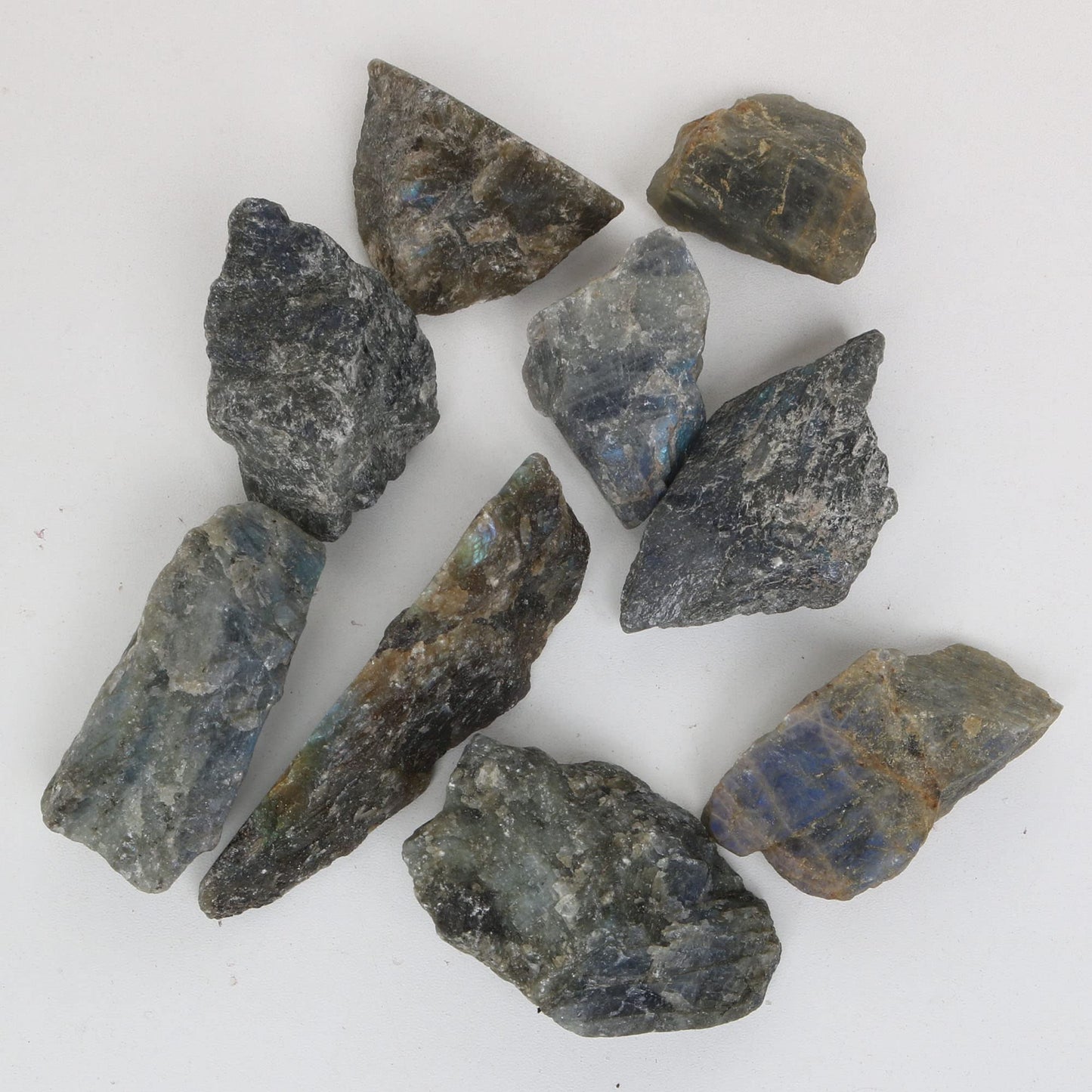 REAL-GEMS Natural Labradorite 1lb lot Raw Healing Crystals Rough Stones for Tumbling, Cabbing, Polishing, Wire Wrapping, Wicca & Reiki Crystal Healing, Mix Gemstones,7 Chakra (Labradorite)