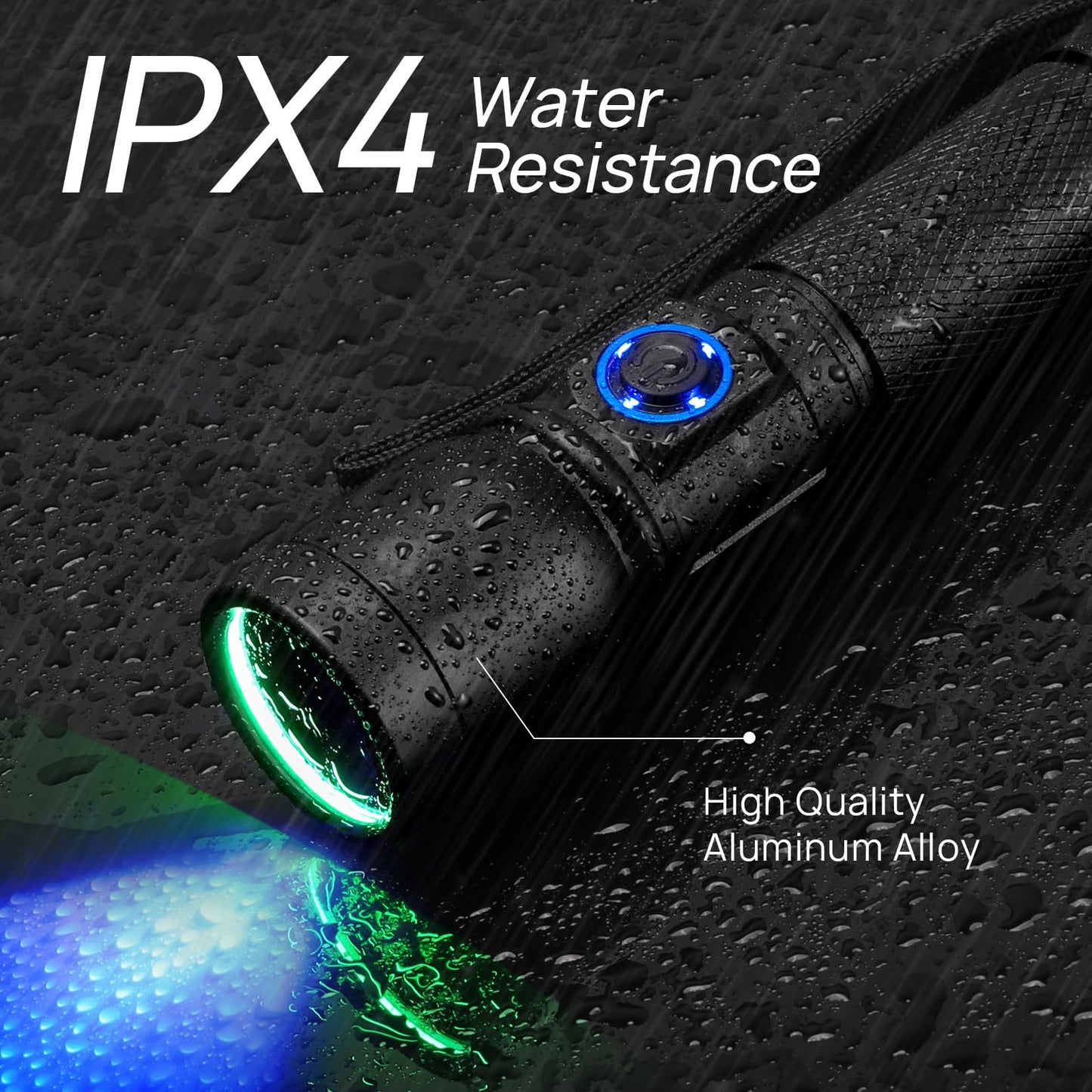 Consciot UV Flashlight Black Light USB-C Rechargeable, 365nm LED Ultraviolet Blacklight, Portable Woods Lamp for Pet Urine Detection, Dry Stains, Bed Bug, Curing Resin and Gel Nails, Yooperlites