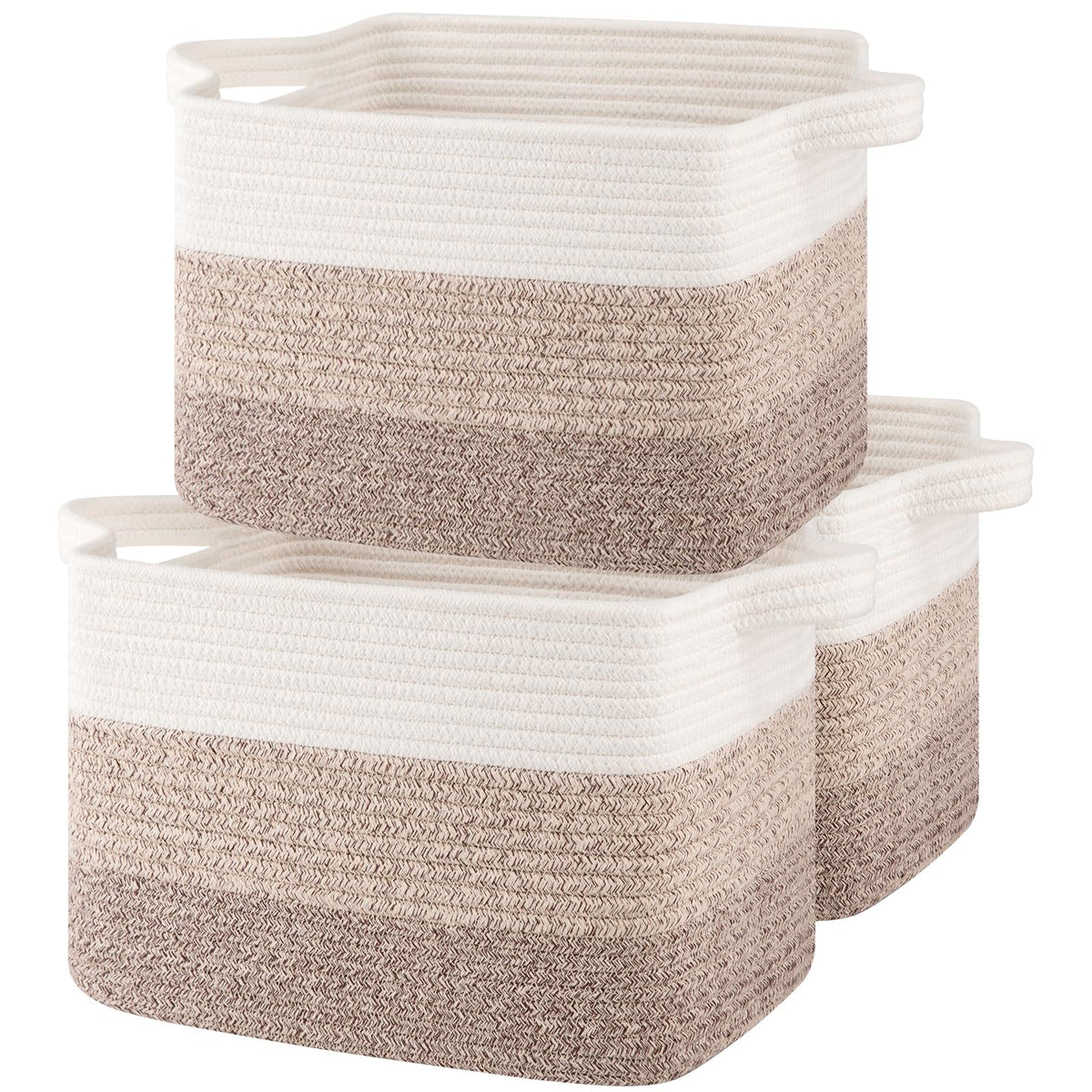 Storage Baskets for Organizing (3 Count)
