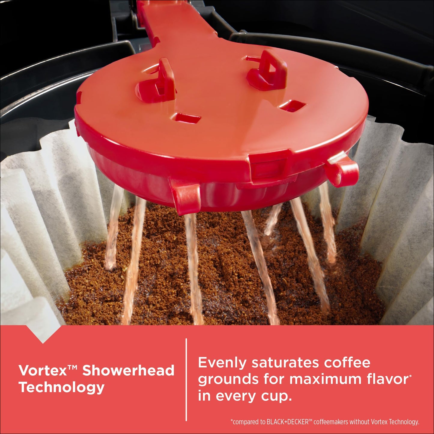 BLACK+DECKER CAFÉCRAFT 12-Cup Coffee Maker, One-Switch Drip Coffeemaker with Vortex Showerhead Technology, Sneak-A-Cup, Keep Warm Function, Stainless Steel