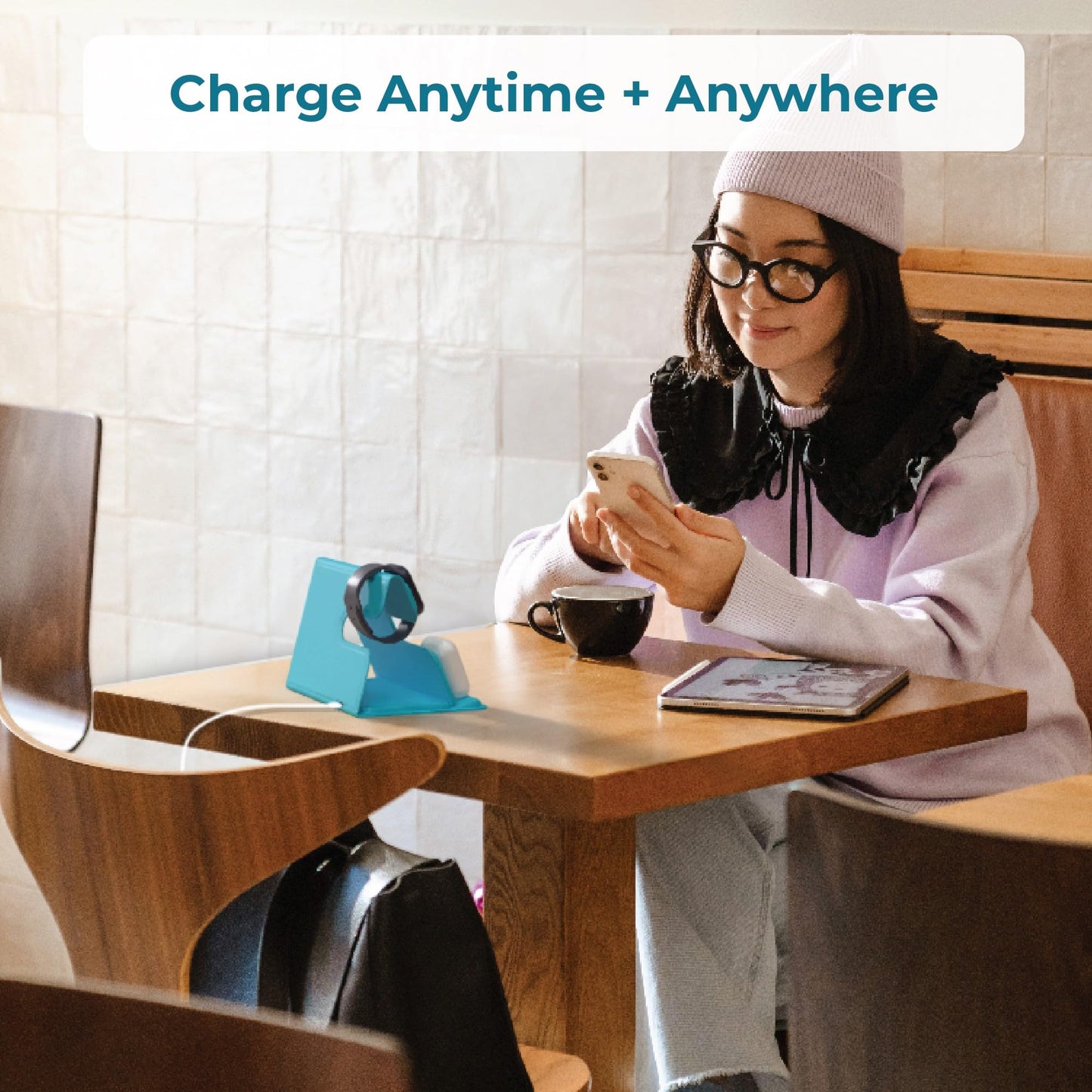 BLACK+DECKER 3 in 1 Charging Station for Apple Multiple Devices, Wireless Foldable Travel Charger for Multiple Devices iPhone 17 16 15 14 13 Pro Max Plus Apple Watch Series/AirPods (Loch Ness)