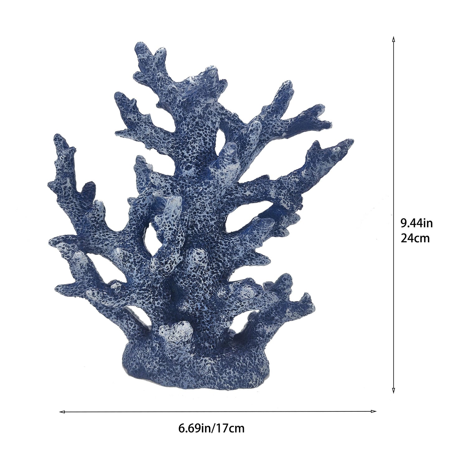 Etlemonde Beach Coastal Decor Coral Reef Home Decor Coral Statue Sculpture Home,Desk,Bathroom,Desktop Shelf Statue,Marine Themed Gifts
