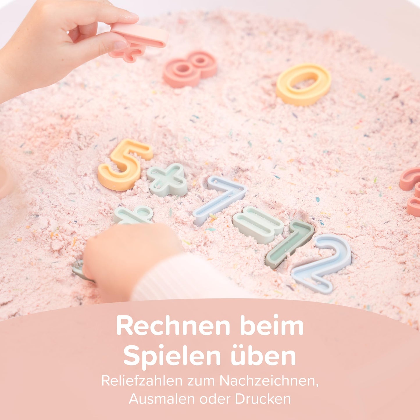 Inspire My Play - Kids Sensory Numbers Set - Number Toys Maths Resources Tuff Tray Accessories Early Years Resources