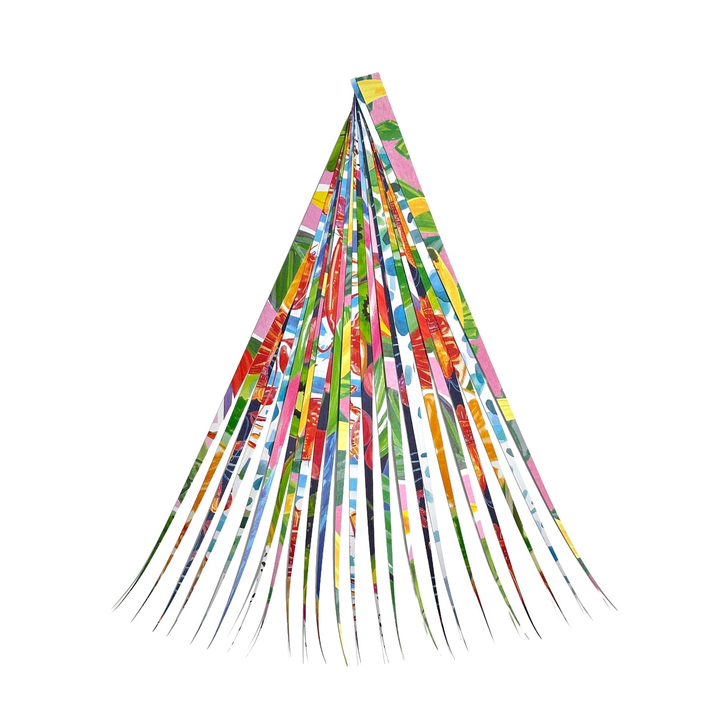 Paper Strips Multi Size Pack Includes 1", 3/4", and 1/2" Wide Triangle Shape Strips to Make Paper Beads (144-Strips-Multi)