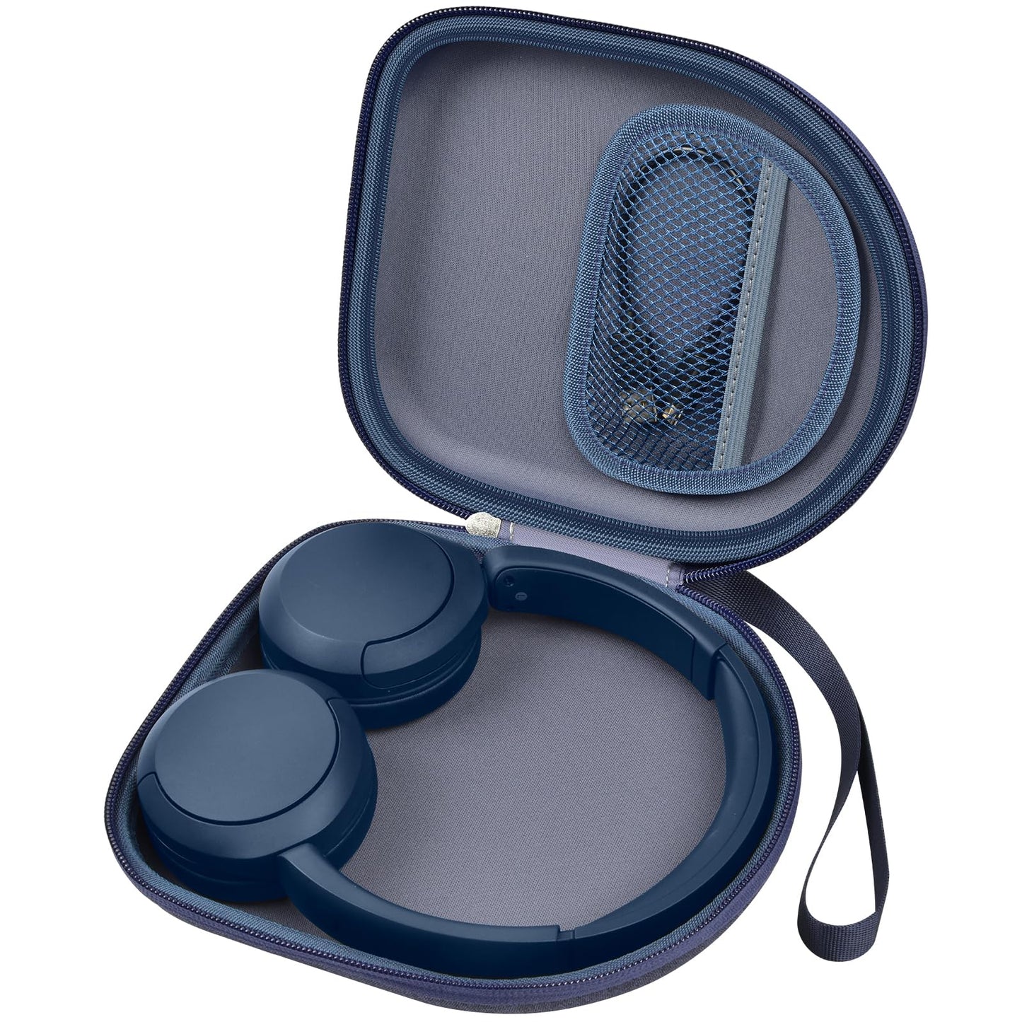 Protective Hard Shell Headphone Case for Sony WH-CH520/ WH-1000XM4, for JBL Tune 720BT/510BT, Shockproof Travel Storage Bag with Mesh Pocket, Earbud Carrying Pouch for Gym, Office, Commute (Box Only)