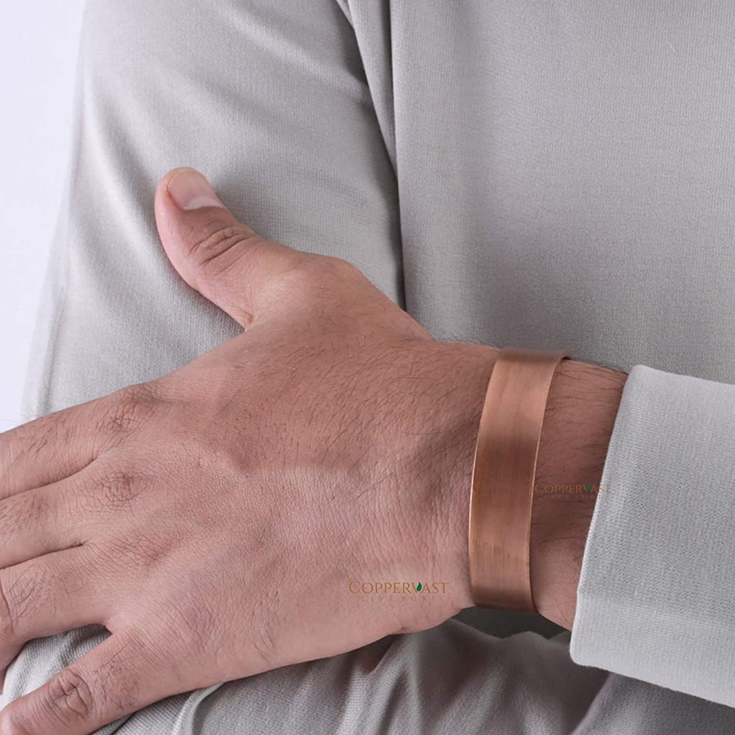 Coppervast Copper Bracelets for Men and Women | Gift for Women and Men | gifts for mom - Magnetic Adjustable Copper Bracelets