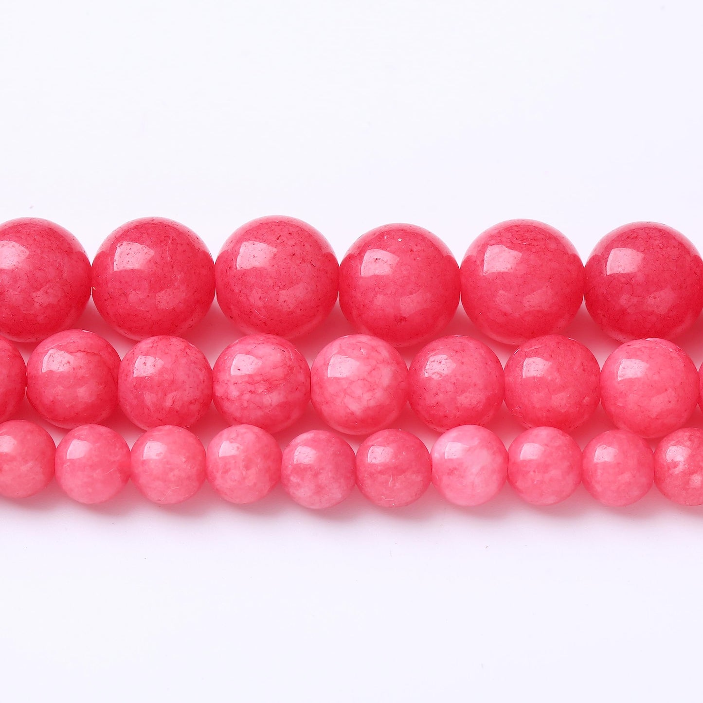 35PCS 10MM Red Rhodonite Jade Stone Beads for Jewelry Making DIY Energy Stone Healing Power Bracelet 15IN