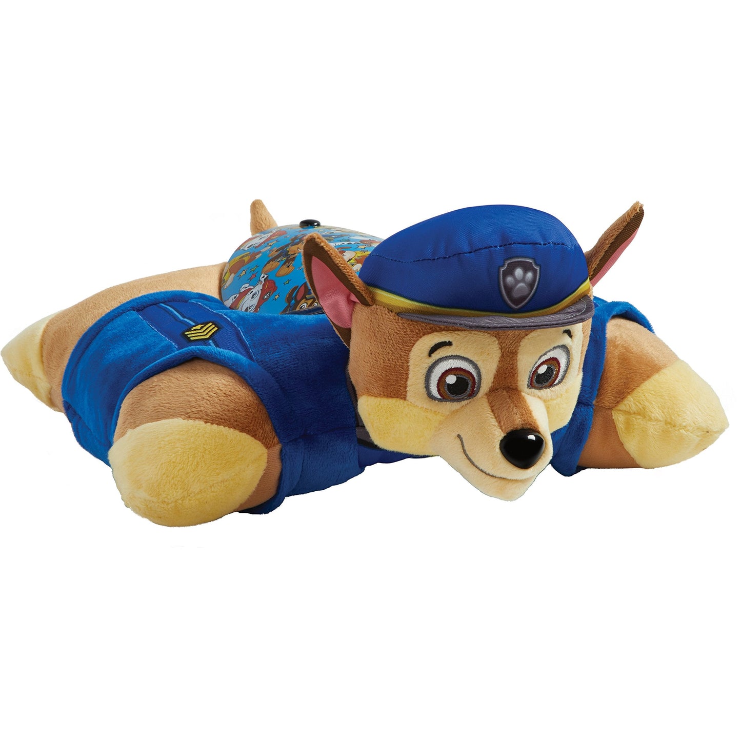 Pillow Pets 11 inch Paw Patrol Chase Sleeptime Lite, Nickelodeon Stuffed Animal Nightlight, Plush Toy Gift for Kids