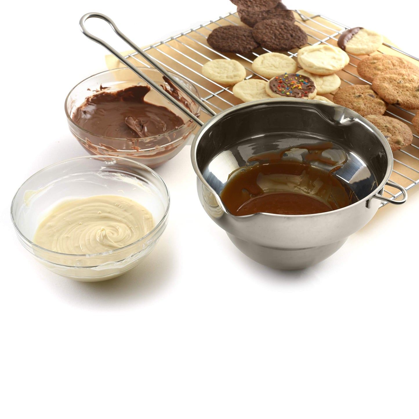 Norpro Universal Stainless Steel Double Boiler, 3 quart