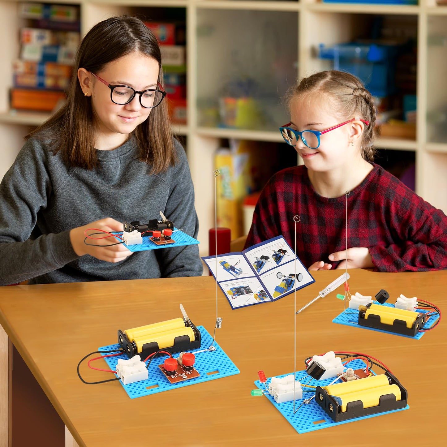 3 Set Telegraph STEM Kits Bulk, Science Kits for Kids Age 8-12, Engineering STEM Building Toys for Boys Ages 8-13, Crafts for Boys Girls 8-10, Build A Coding Robot 10-12