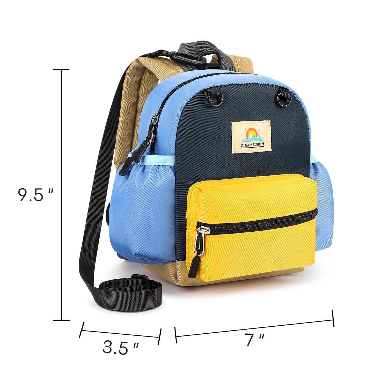 STEAMEDBUN Backpack Leash for Toddlers 1-3: Baby Backpack with Leash for Boys Girls - Anti-Lost Harness for Walking