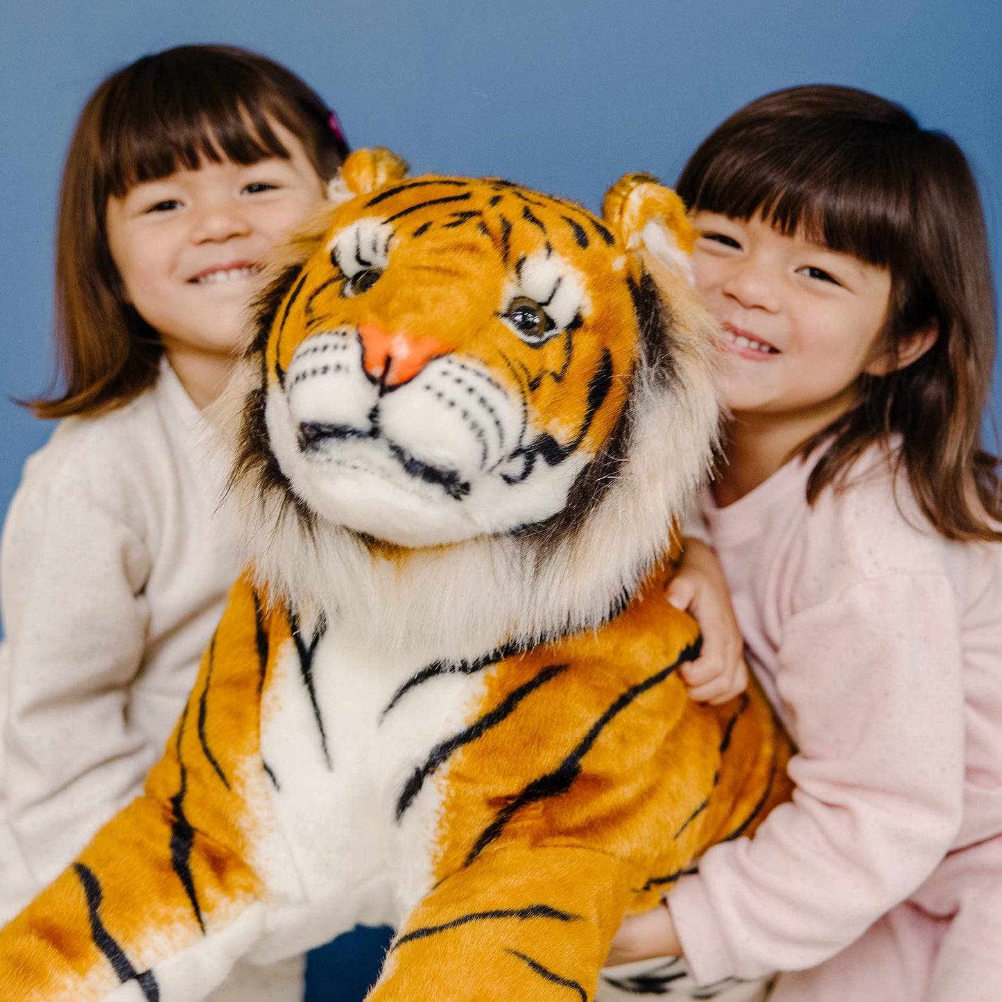 Melissa & Doug Giant Tiger - Lifelike Stuffed Animal (Over 5 feet Long)