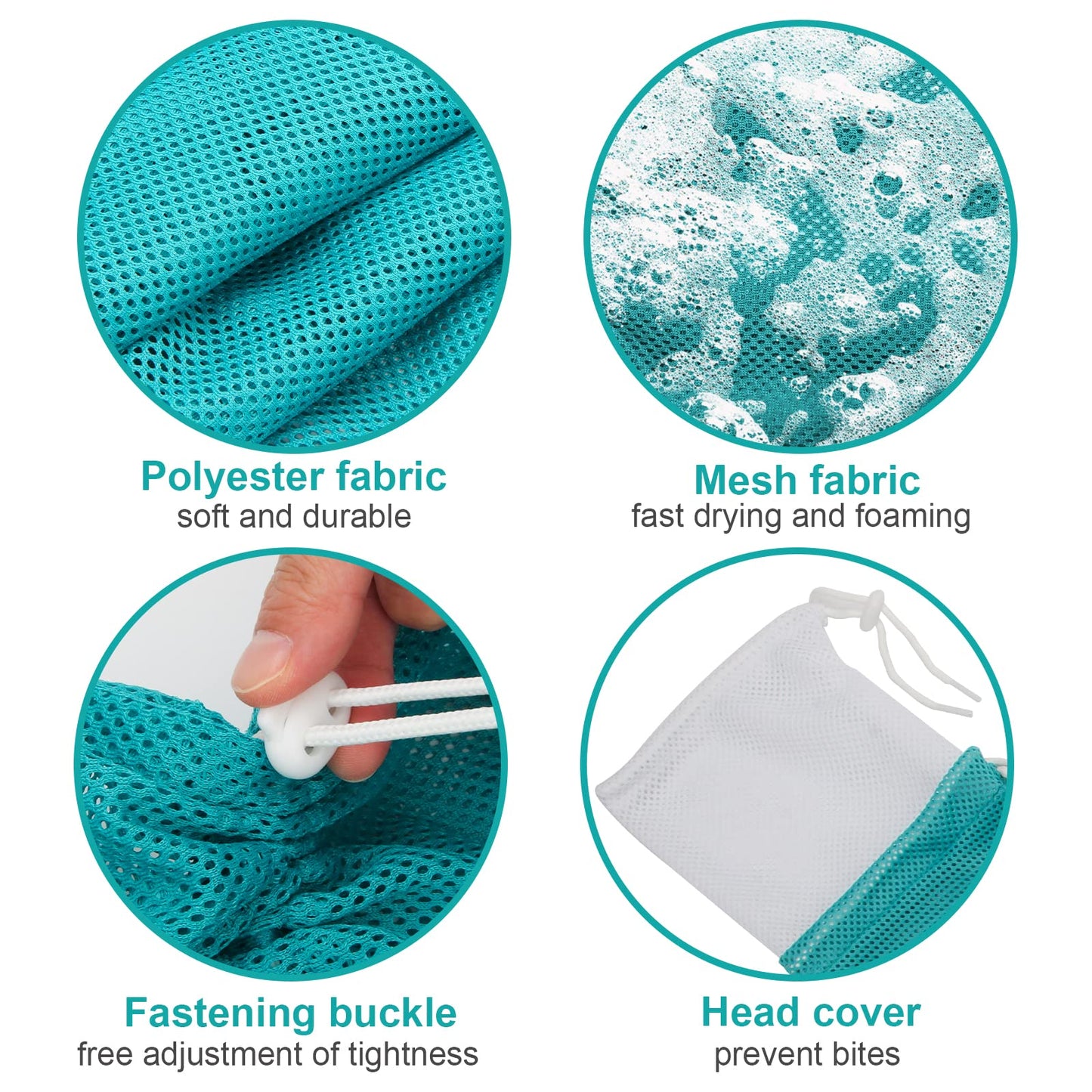Cat Bathing Bag, Breathable Mesh Cat Shower Washing Bag Anti Scratch Adjustable Cat Grooming Bag for Nail Trimming