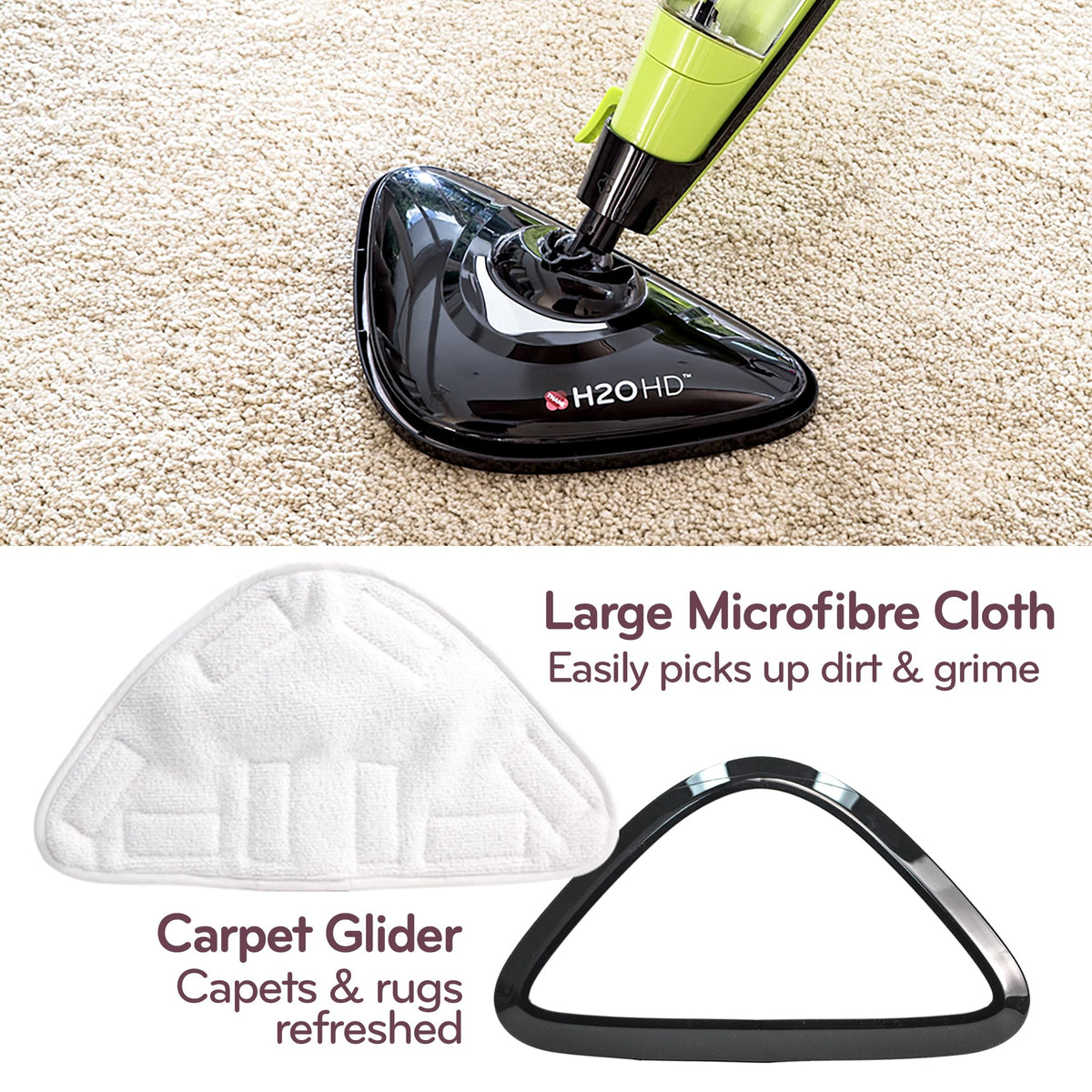 HD Steam Mop & Handheld Steam Cleaner