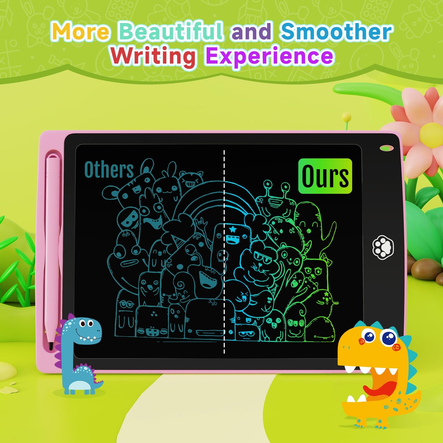 26 Packs LCD Writing Tablet, 8.5INCH Doodle Board for Child, Erasable Kids Drawing Pad, Electronic Drawing Writing Board for Kids Adults Learning & Education, (Blue+Pink+Black+White)