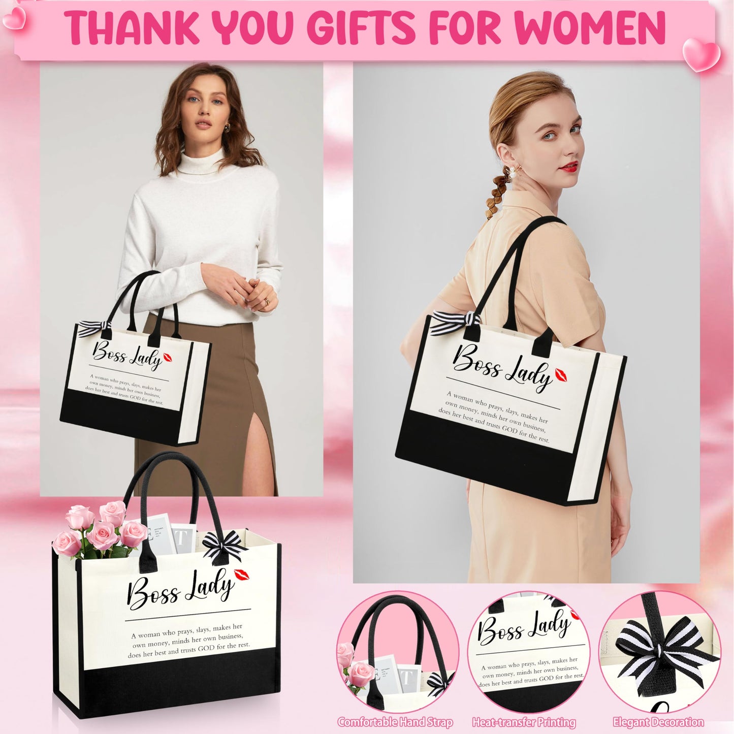 Boss Lady Gifts for Women Boss Gifts for Women Best Bosses Gift for Woman Thank You Appreciation Birthday Office Gift Set for Bosses Feamle 11 Pcs Gift