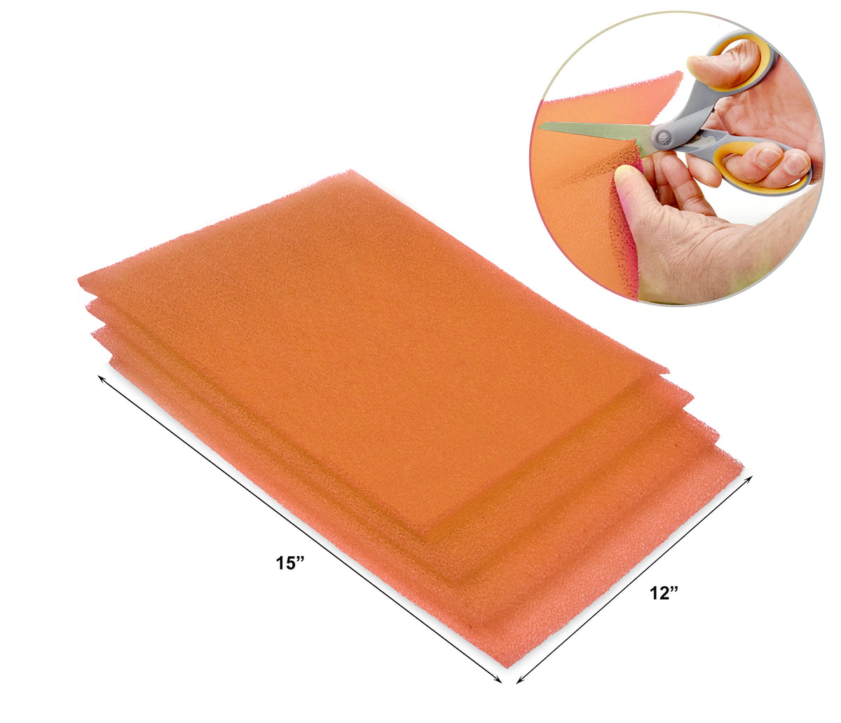 Fruit & Veggie Life Extender Liner for Fridge Refrigerator Drawers (4 Count)