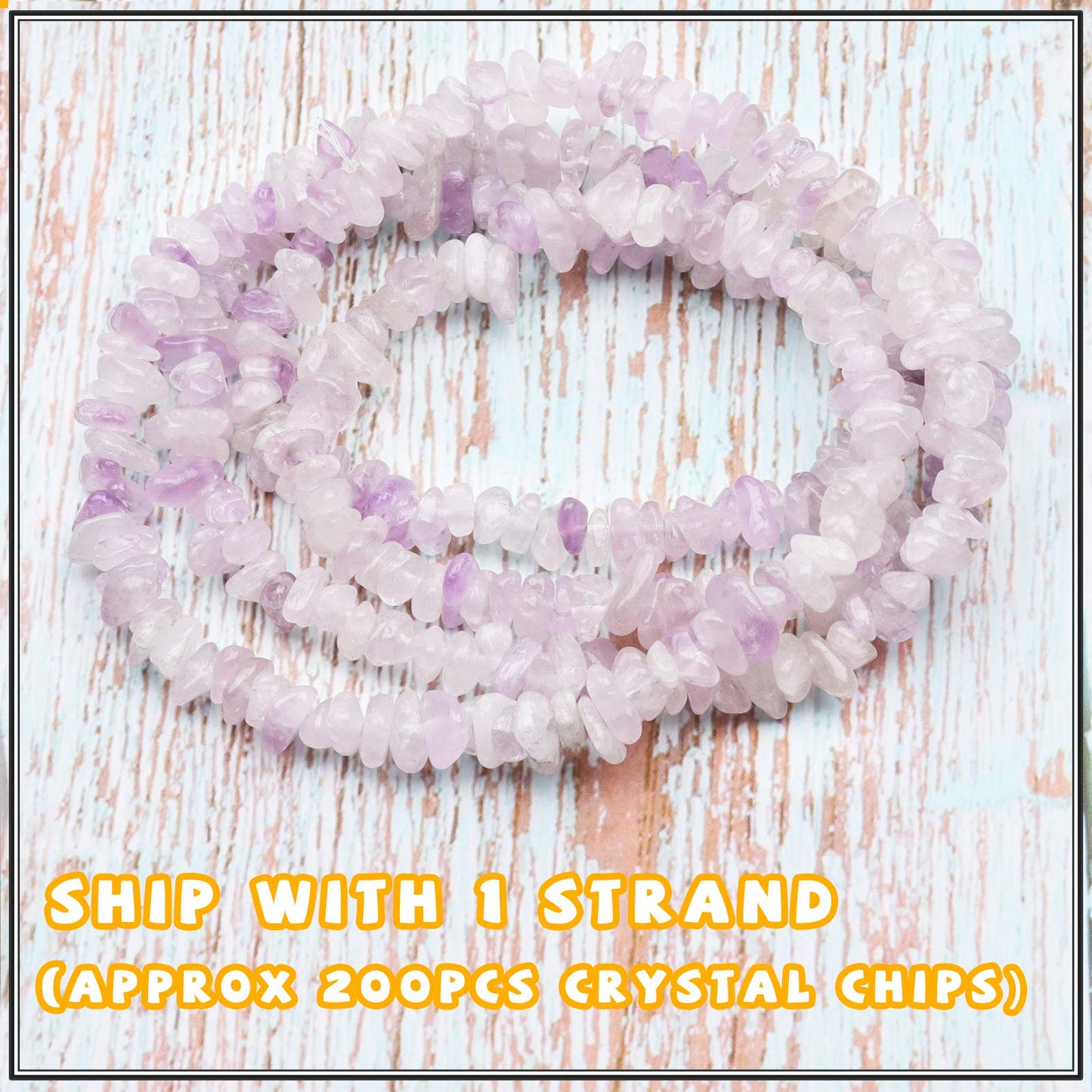 500 pcs Natural Chip Stone Beads, Amethyst Jade 5-8 mm Irregular Gemstones Healing Crystal Loose Rocks Bead Hole Drilled for Jewelry Making Bracelet