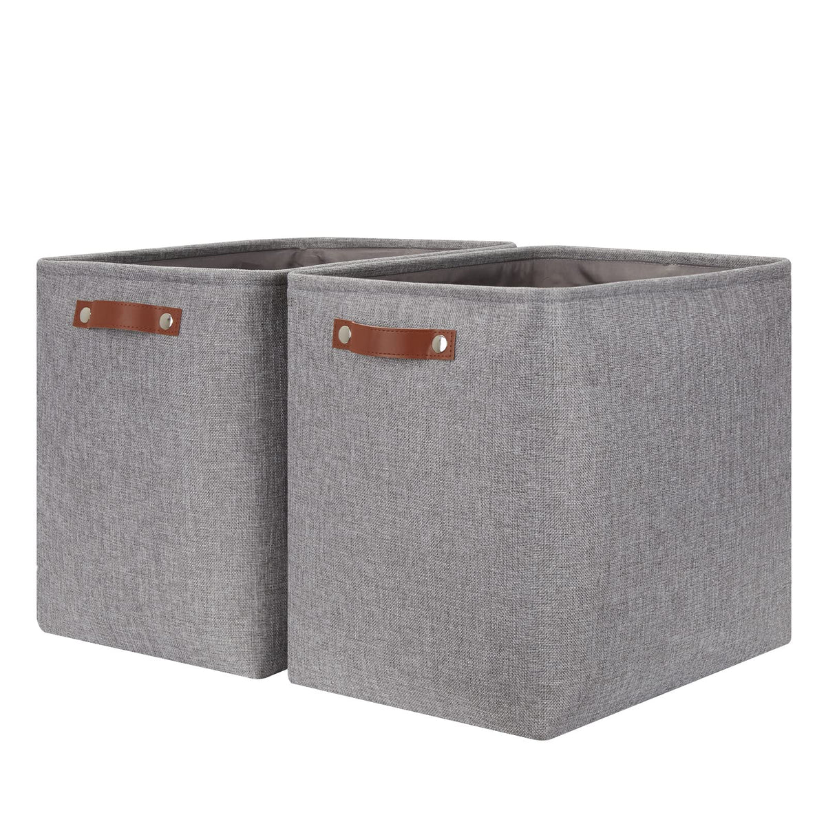 Tall Storage Baskets for Shelves (2 Count)