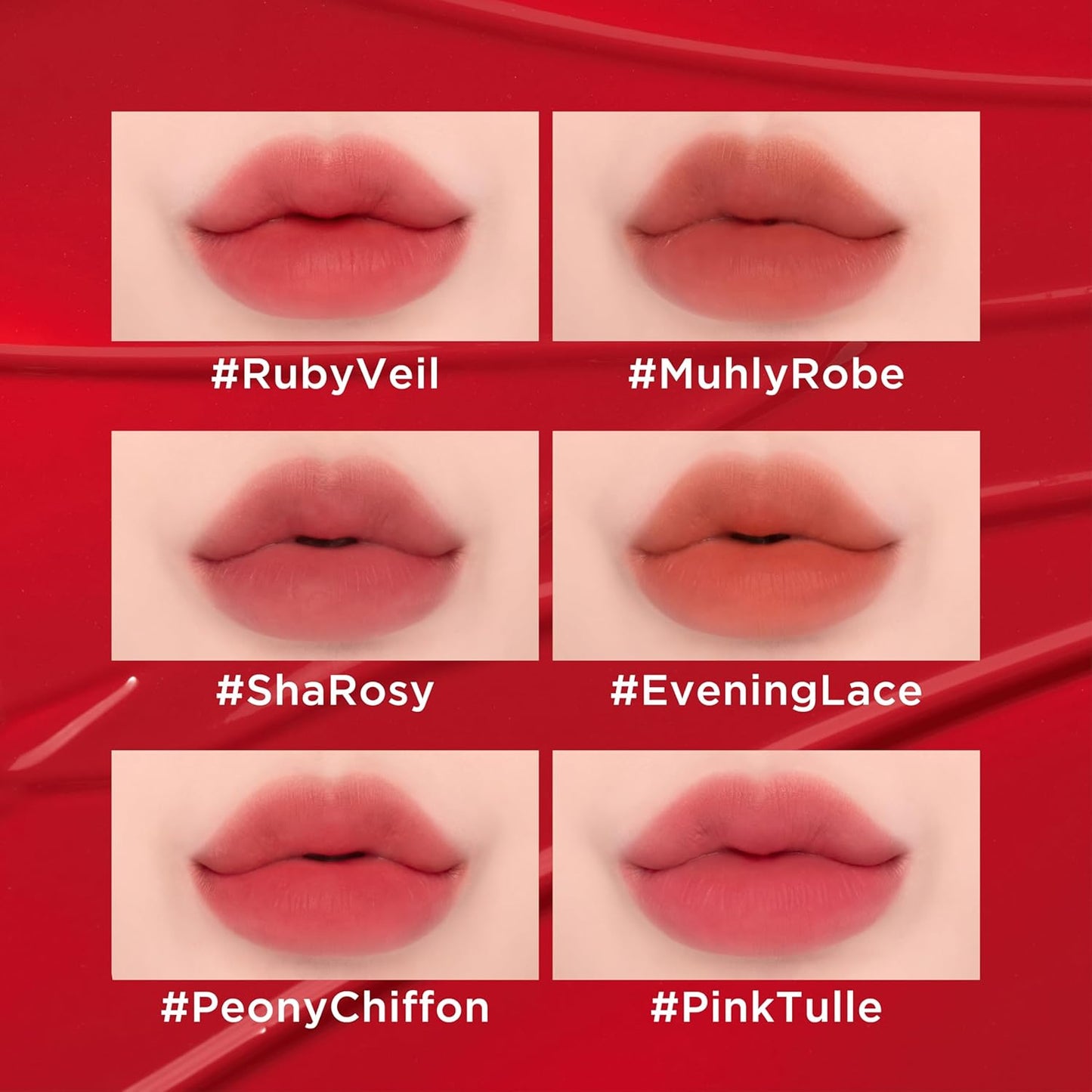 JUNG SAEM MOOL LIP-PRESSION See-Through Tint 0.14 Fl Oz, Soft Blurred Velvet Tint with Lightweight Long lasting Hydration, Seamless Fit Texture, Mood Tone Color, Korean Lip Makeup (SHA ROSY)