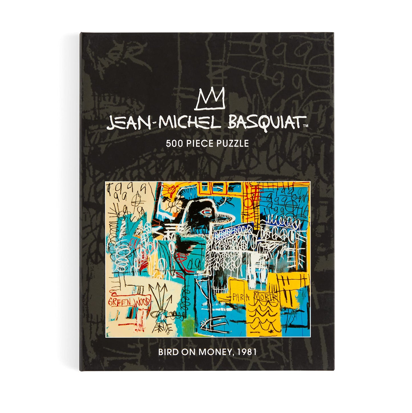 Galison Basquiat Bird On Money – 500 Piece Book Puzzle with Iconic Bird On Money Charlie Parker Tribute Artwork Packaged in Magnetic Keepsake Book Sized Box