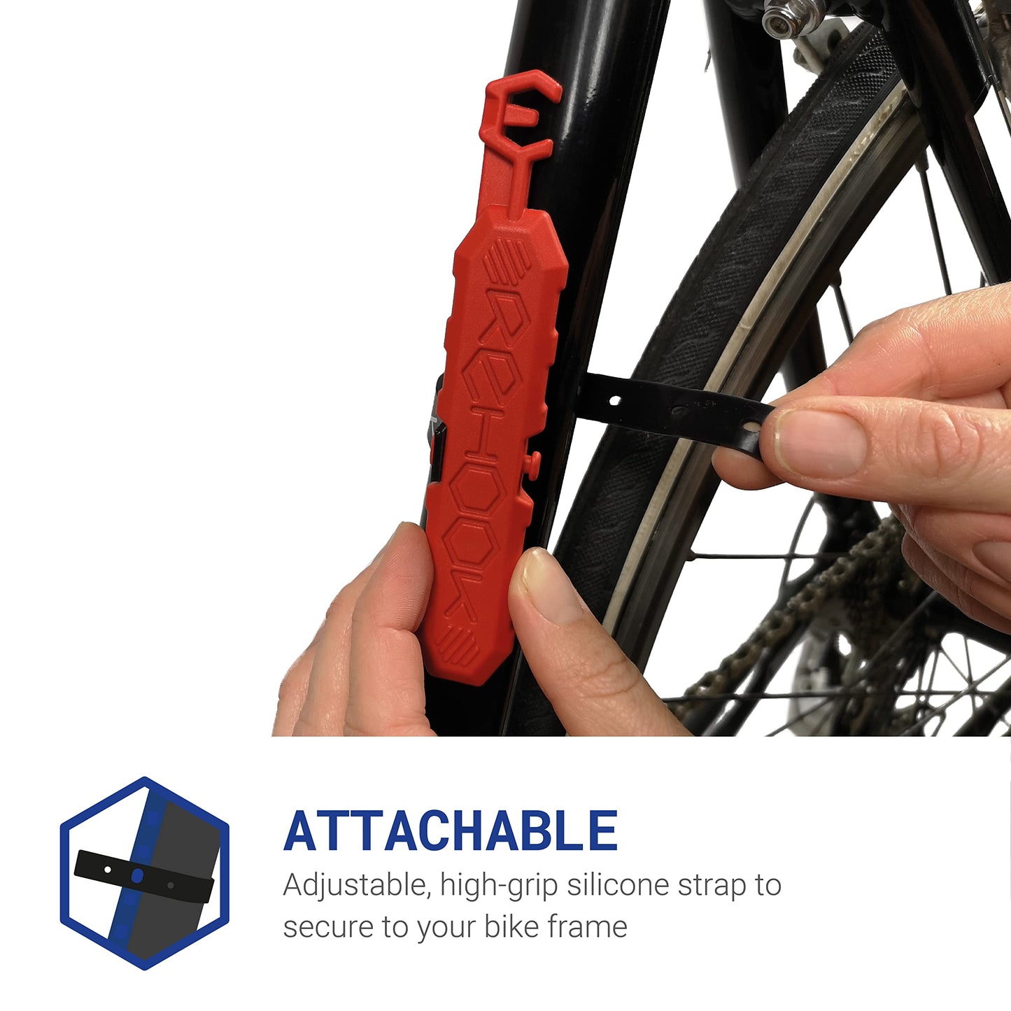 Rehook Colour - Get Your Chain Back on Your Bike in 3 Seconds. Without The Mess - Perfect Xmas Stocking Filler RED
