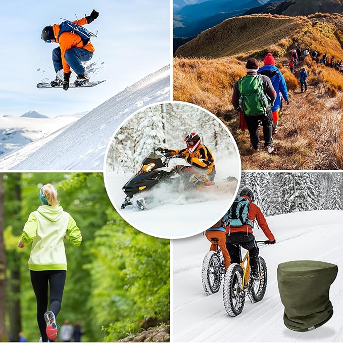 Neck Gaiter Winter Neck Warmer for Men & Women Windproof Face Mask for Cold Weather Breathable Ski Face Cover Scarf