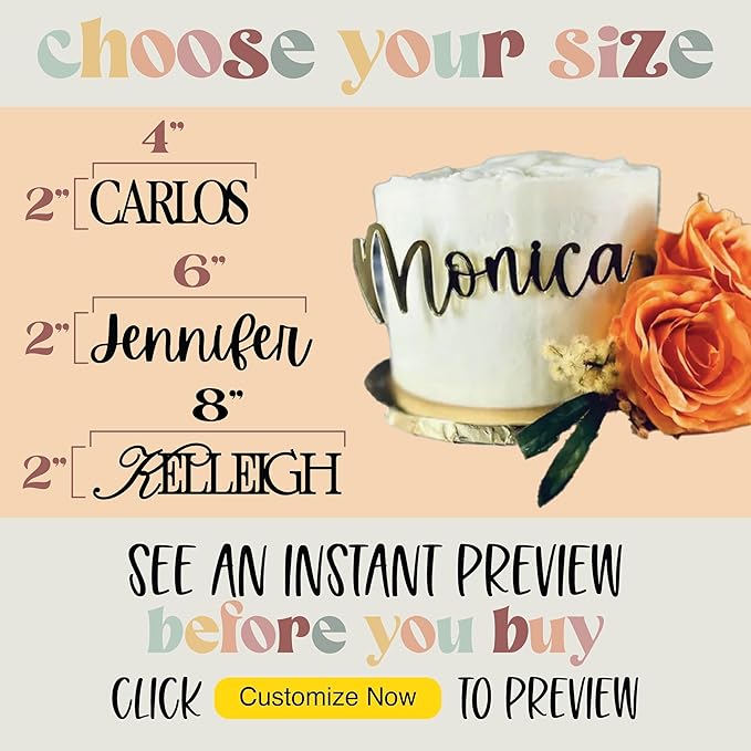 Baptism Cake Name Plate | Personalized Easter Cross Cake Toppers Confirmation Name Cake Topper First Communion Decorations Custom Cake Topper with Cross
