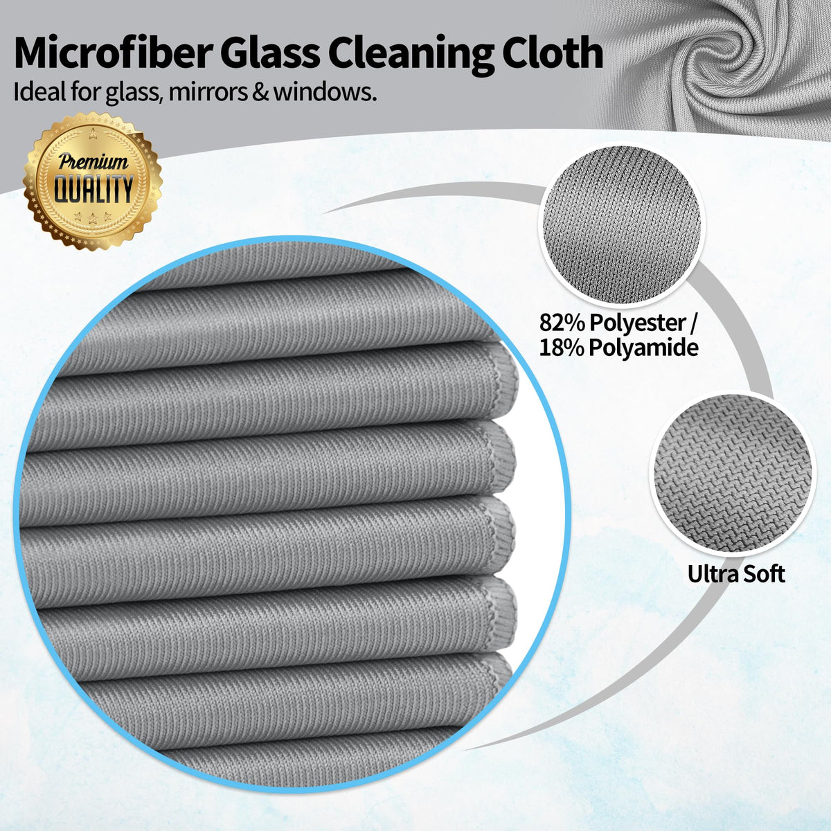 Microfiber Cleaning Cloth (10 Count)