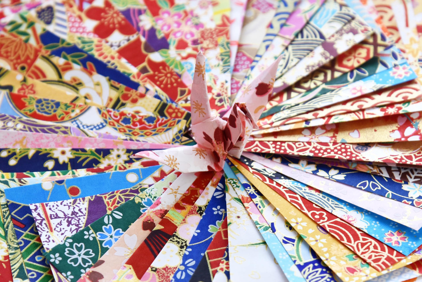 50 Origami Paper Yuzen Washi Paper Different Patterns Japanese Print 6x6 inches for Wedding Decor Japanese Designs, Mixed Patterns for Origami, Scrapbooking, DIY Gifts Origamipolly