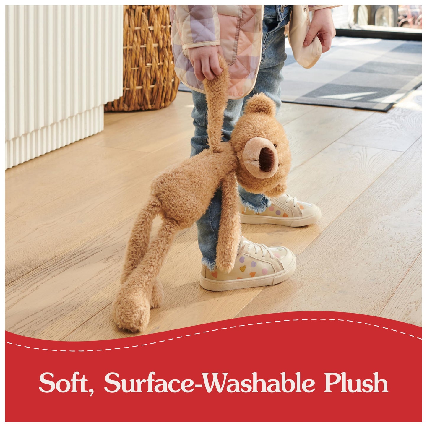 GUND Toothpick Classic Teddy Bear, Premium Stuffed Animal for Ages 1 and Up, Beige, 15”