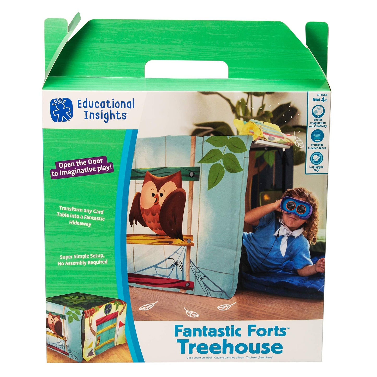 Educational Insights Fantastic Forts Treehouse, Ages 3+, Preschool Pretend Play, Gift for Kids