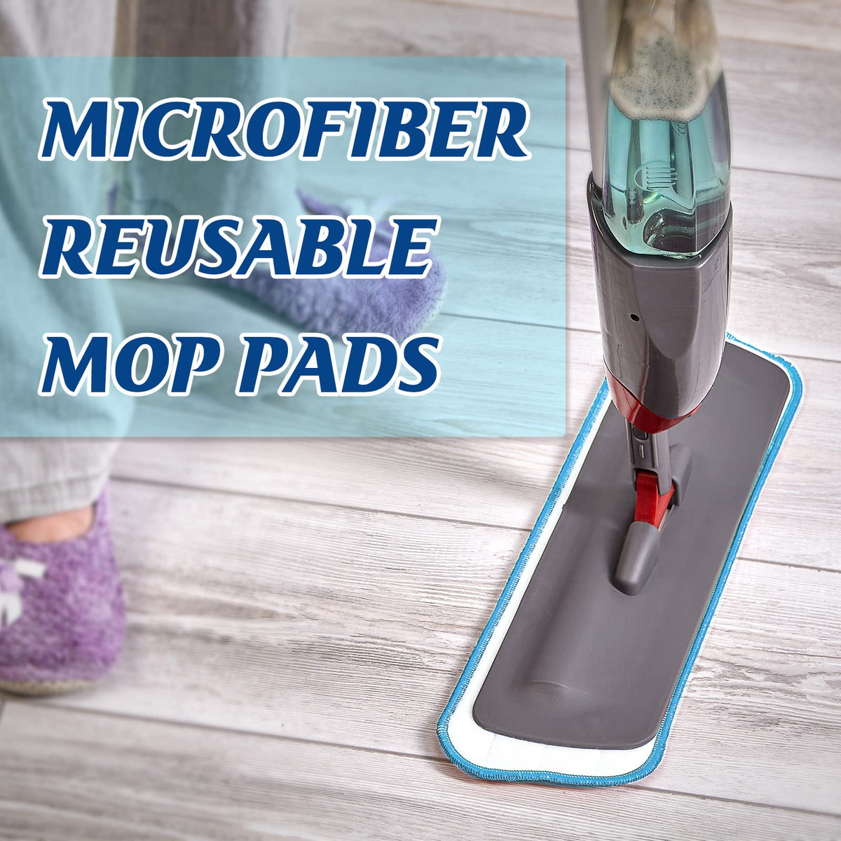 36 Pcs Microfiber Mop Pads Replacement Heads (36 Count)