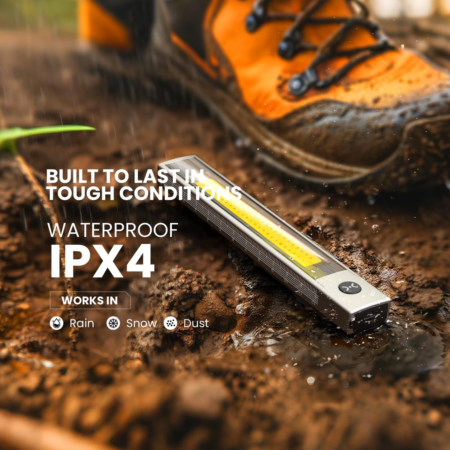 EGUKU Rechargeable Pen Light, 800 Lumen Pen Flashlights with COB Work Light, Portable LED Pocket Flashlight with 6 Light Modes, Clip Flashlight with Magnetic Base for Inspection, Work, Repair