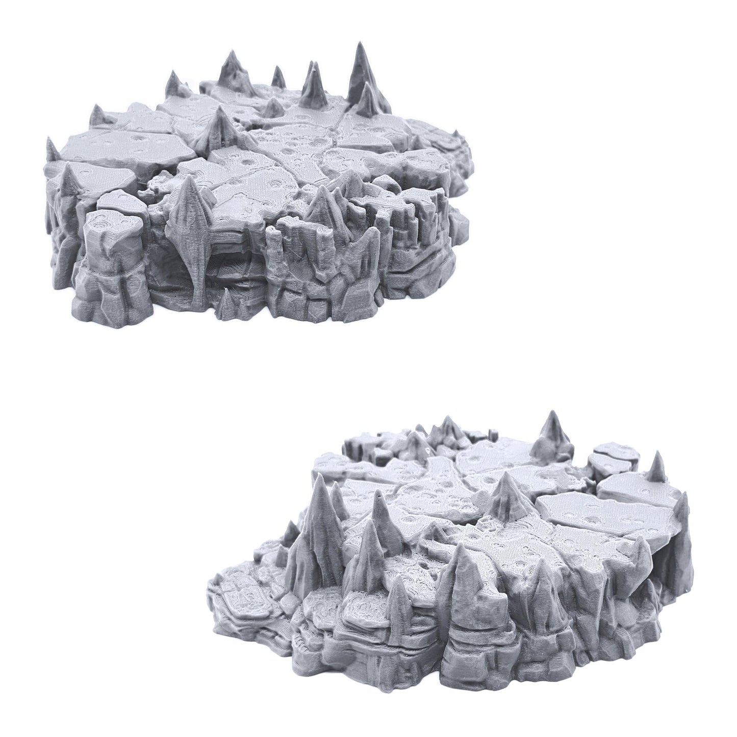 EnderToys Raised Caverns - DND Terrain Scenery for Tabletop 28mm Miniatures Wargame