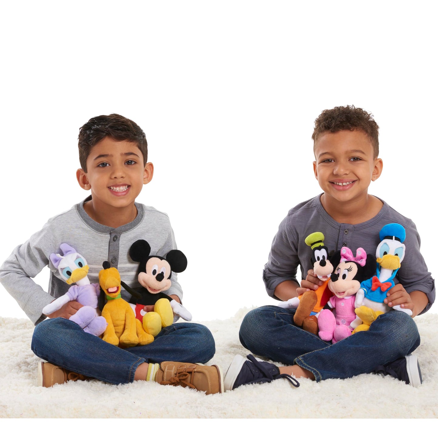 Disney Junior Mickey Mouse Small Plush Pluto, Stuffed Animals, Dog, Kids Toys for Ages 2 Up by Just Play