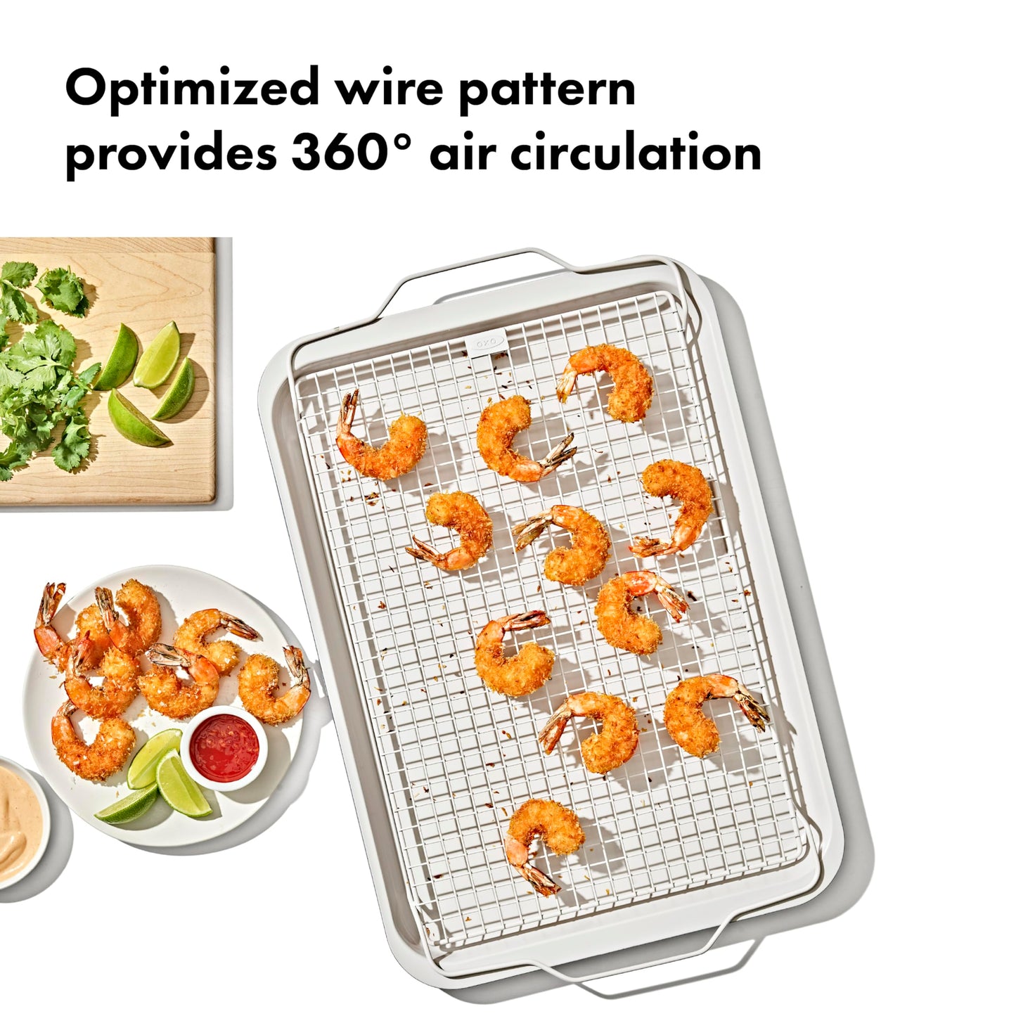OXO Good Grips Non-Stick Pro Ceramic Coated Cooling and Baking Rack, Cooling Rack