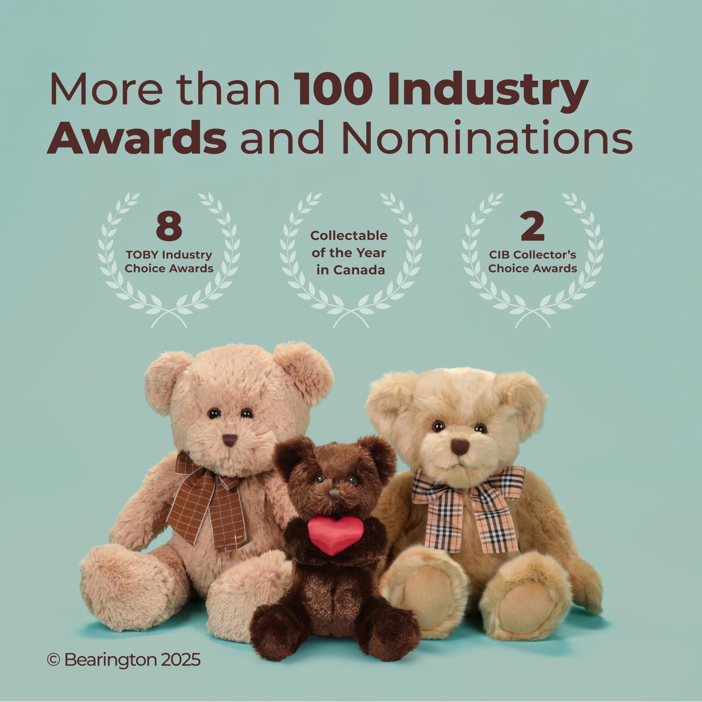 Bearington Remington Teddy Bear for Valentines Day - 9.5" Soft and Cuddly Valentines Day Stuffed Animals - Adorable Bear Stuffed Animal Plush Gift for Kids, Girlfriend, and Romantic Celebrations