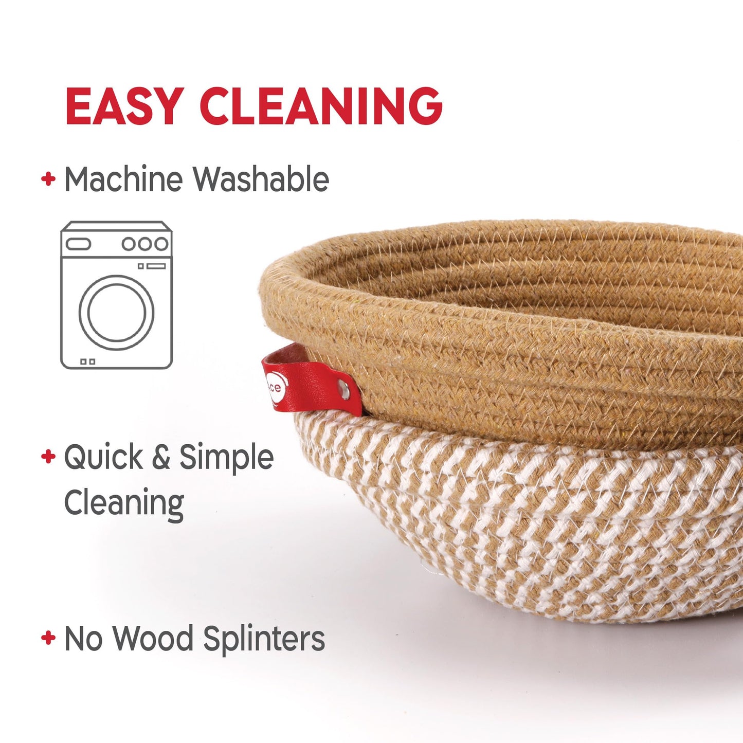 KneadAce Cotton Rope Banneton Bread Proofing Basket Set, 2 x Round Bread Basket with Liners & Covers for Artisan Bread Baking, Sourdough Bread Baking Supplies