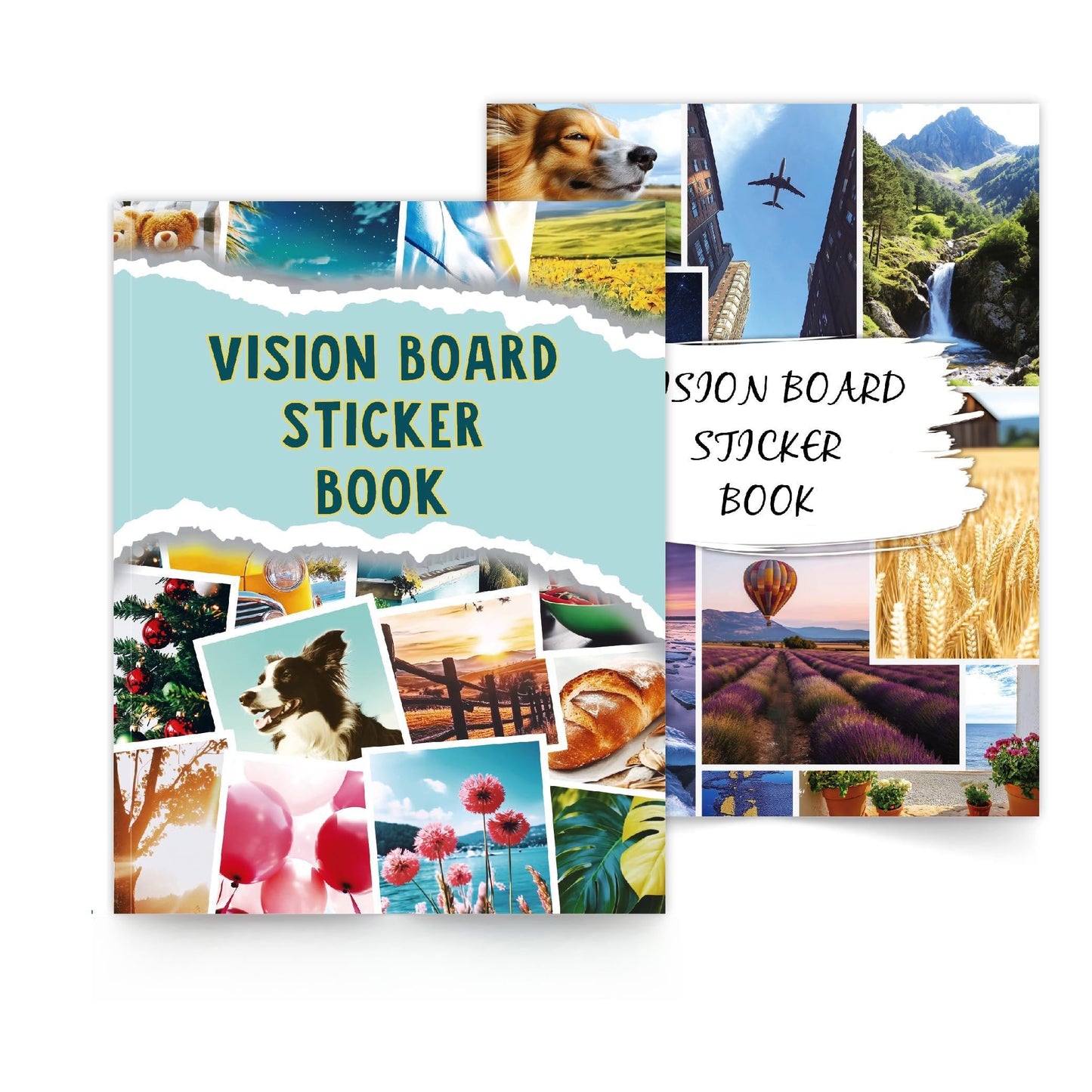 Scrapbook Supplies Stickers Vision Board Supplies Magazines Sticker Vision Board Book Daily Planner Sticker Book for Adults Collage Book Journaling Scrapbook Stickers Water Bottle Stickers