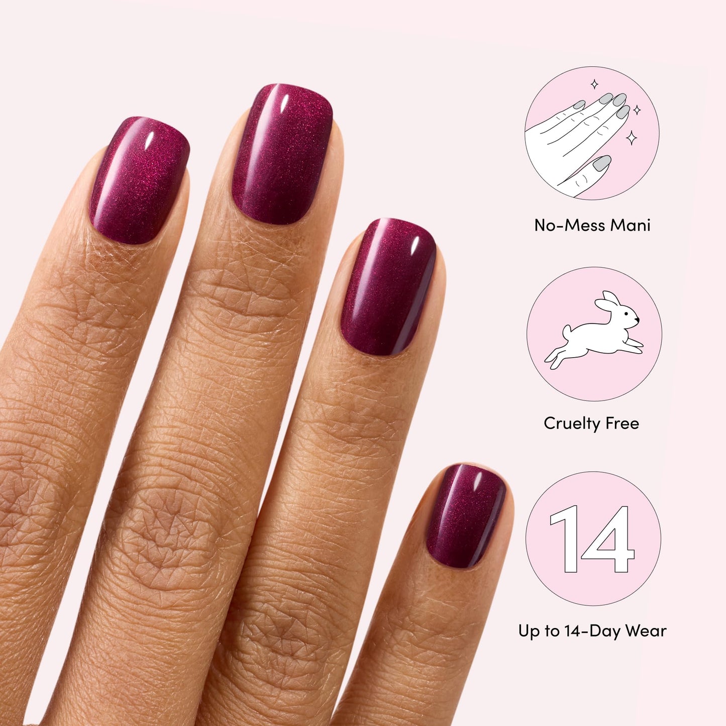 Dashing Diva Gloss Nail Strips Bundle - The Classic Reds Collection - Attention & Red Dahlia - UV Free, Chip Resistant, Long Lasting Gel Stickers - Contains 2 Sets
