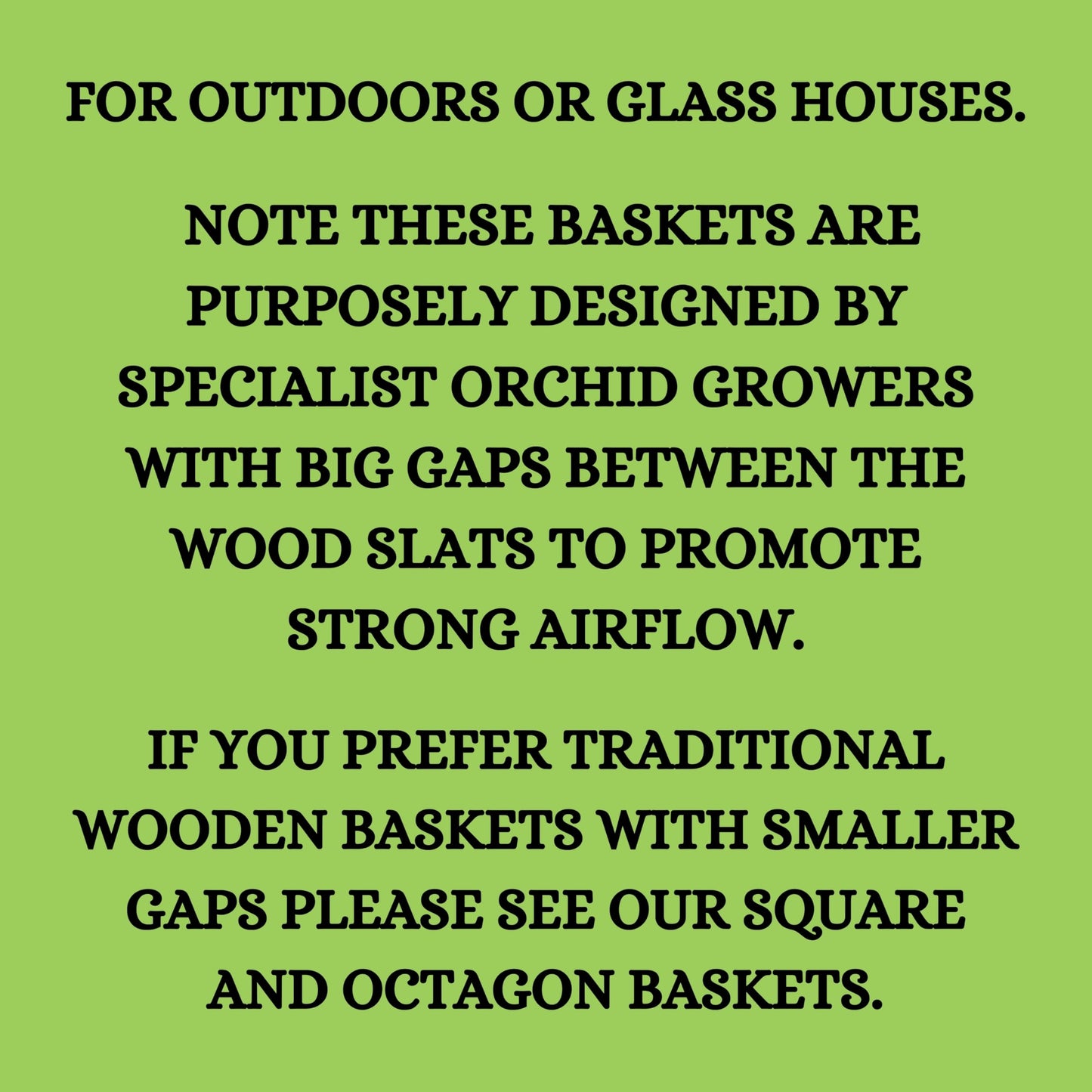 DESQUIGGLE 2 Rustic Specialist Orchid Baskets with Hangers for Outdoors, Lotus Flower Shape, 1 is 10 Inches Wide, 1 is 8 Inches, Orchid Tree Hanger