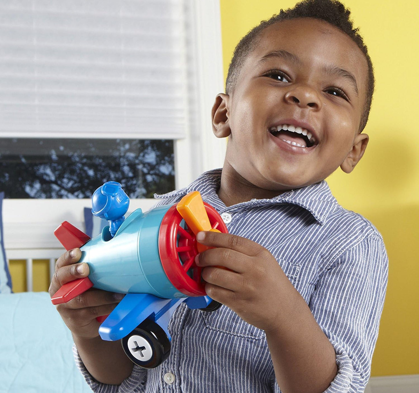 Learning Resources 1-2-3 Build it! Car, Boat, Plane, 15 Pieces
