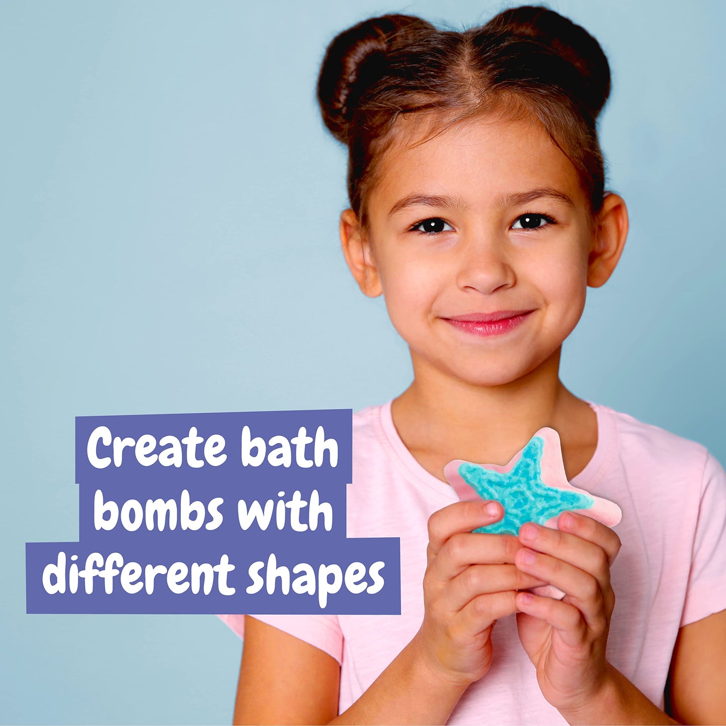 Science4you - Bath Bomb Making Kit for Kids +8 Years Old - Make Your Own Bath Bombs with 6 Science Experiments for Childrens - Educational Science Kits for Kids Age 8, Gift Set for Girls