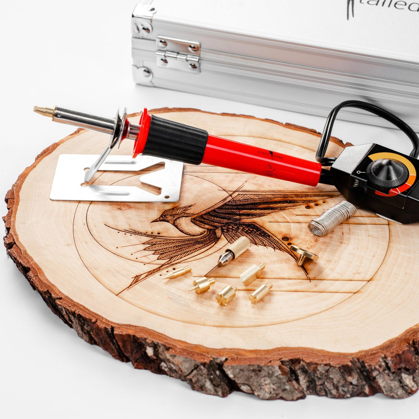 Premium Wood Burning Kit 43PCS, Adjustable Temperature Pen With 36 Tips & Accessories, All In A Deluxe Storage Case - Complete Gift For An Effortlessly Mastering The Art Of Pyrography
